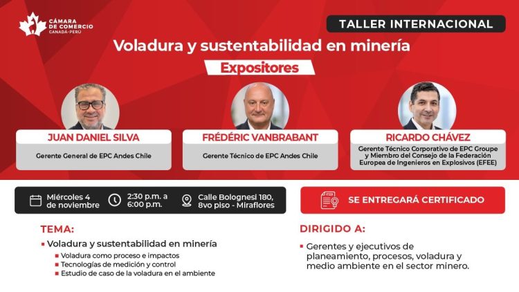 Voladura y sustentabilidad en minería