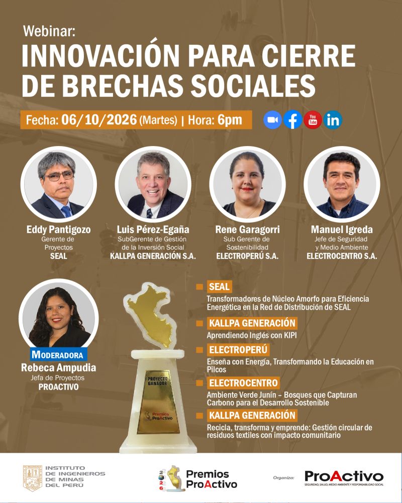 Webinar: Innovación para cierre de brechas sociales Webinar: Innovación para cierre de brechas sociales
