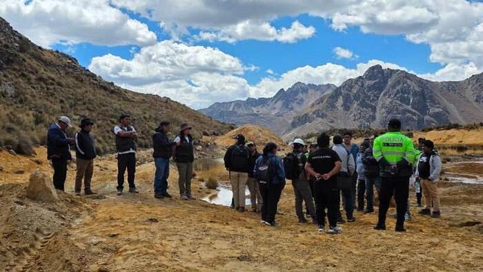 Cátac: retienen maquinaria vinculada a presunta minería ilegal en el Parque Nacional Huascarán